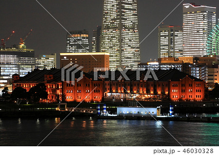 横浜 赤レンガ倉庫 夜景 横浜 赤レンガ倉庫 夜景 46030328