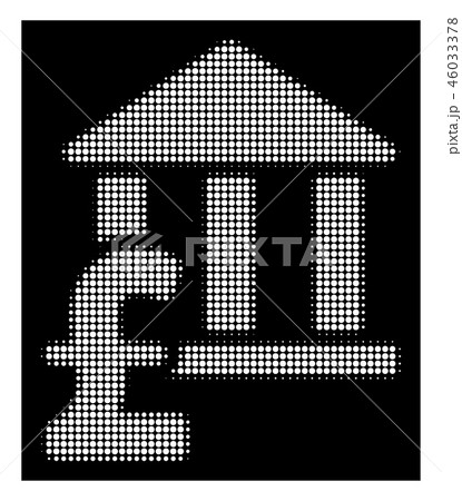 White Halftone Library Pound Payment Icon White Halftone Library Pound Payment Icon 46033378