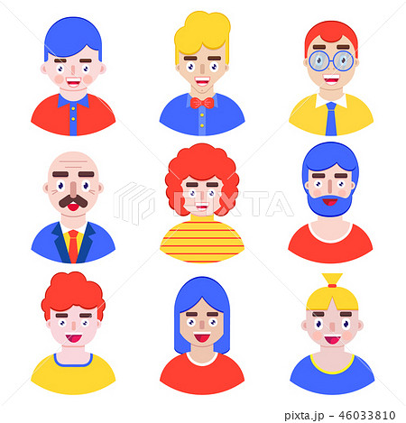 Set of boys avatars i 46033810