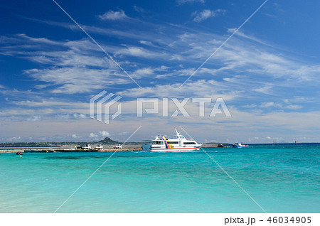 沖縄　水納島ビーチ 46034905