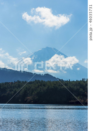 西湖と富士山 46035731