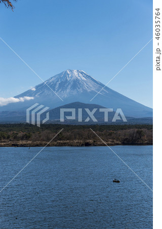 西湖と富士山 46035764