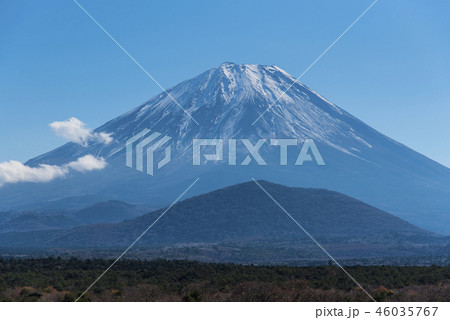 西湖と富士山 46035767