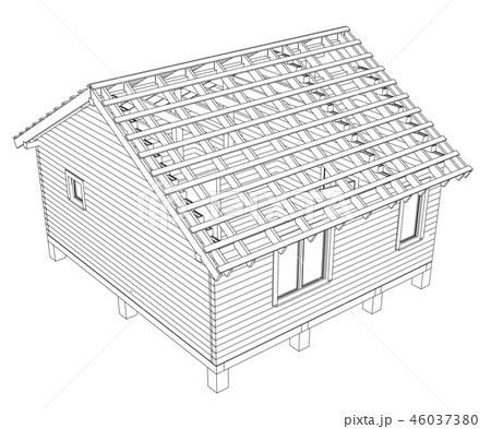 Sketch of small house 46037380