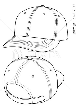 ファッション ファッションデザイン 帽子のイラスト素材