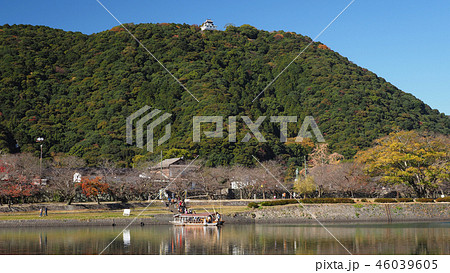 岩国城(麓より撮影遊覧船込み) 岩国城(麓より撮影遊覧船込み) 46039605