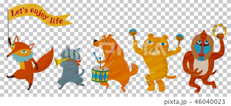 Animal Music Corps Stock Illustration