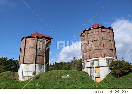 小岩井農場、上丸牛舎（レンガサイロ） 46040058