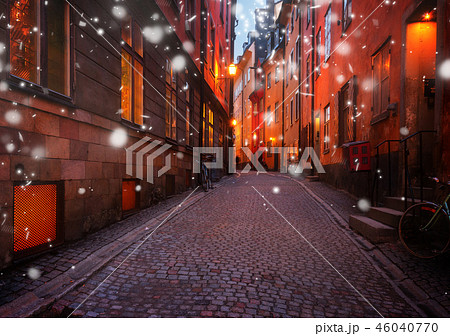 Gamla Stan at night, Stockholm 46040770