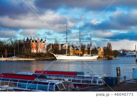 skyline of Stockholm, Sweden 46040775