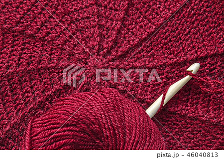 home spiral double crochet in circle cap with skein and crochet on diagonally home spiral double crochet in circle cap with skein and crochet on diagonally 46040813