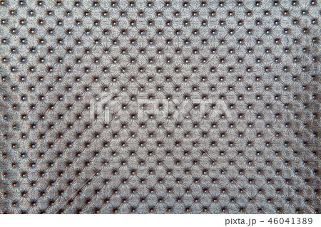 brown quilted leather upholstery for furniture 46041389