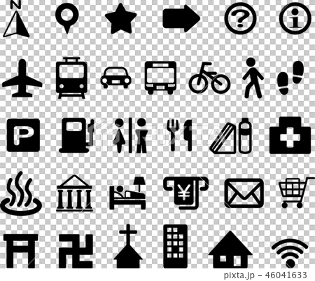 地図アイコンセット 46041633