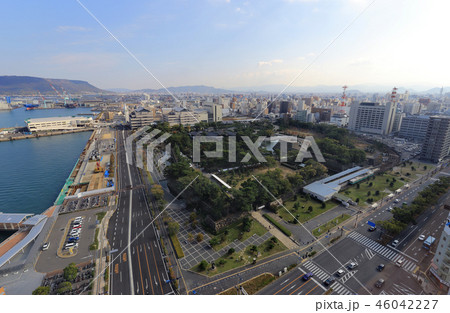 高松市玉藻公園（高松城跡）とその周辺 46042227