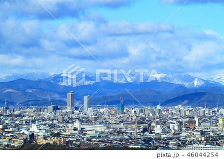 冬の岐阜市　都市風景 46044254