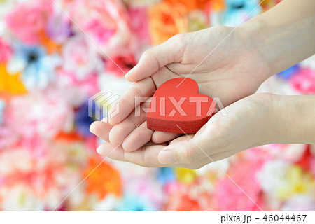 ハートの贈り物 46044467