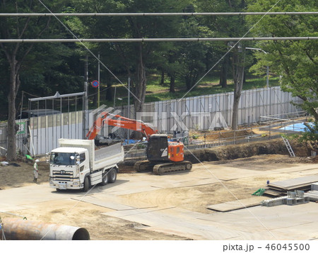 マンション建設工事現場 46045500
