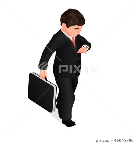 Little boy in a tuxedo and with a case. Little boy in a tuxedo and with a case. 46045796