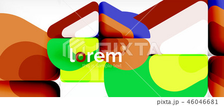 Geometric abstract background 46046681