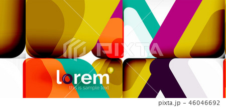 Abstract background multicolored geometric shapes modern design 46046692