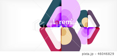 Geometric abstract background 46046829
