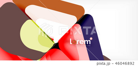 Geometric abstract background 46046892