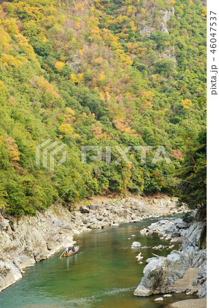 保津峡の紅葉と保津川下り(3) 保津峡の紅葉と保津川下り(3) 46047537