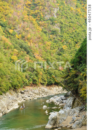 保津峡の紅葉と保津川下り(4) 46047538
