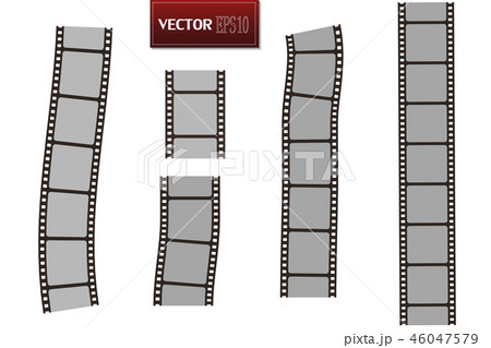 Set of vector film strip isolated. Set of vector film strip isolated. 46047579