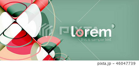 Circle abstract background 46047739