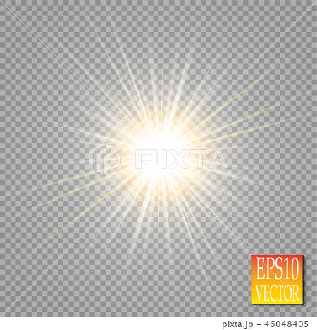 Glow light effect. Star burst with sparkles. Glow light effect. Star burst with sparkles. 46048405