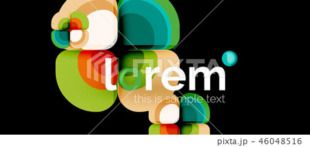 Geometric modern abstract background 46048516