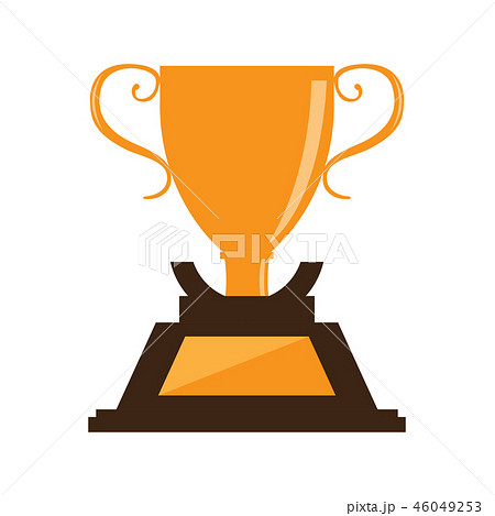Isolated golden trophy 46049253