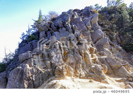 御在所岳のキレット 46049695