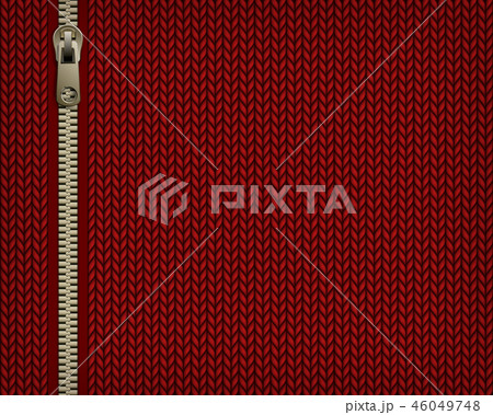 Red knitting jersey background 46049748