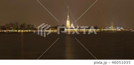 Night view of Petropavlovsk fortress 46051035