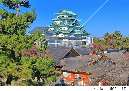 名古屋城大天守と本丸御殿 名古屋城大天守と本丸御殿 46051137