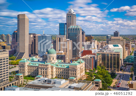 Indianapolis, Indiana, USA Downtown Skyline Indianapolis, Indiana, USA Downtown Skyline 46051292
