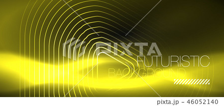Dark black abstract background with neon colors and lines Dark black abstract background with neon colors and lines 46052140