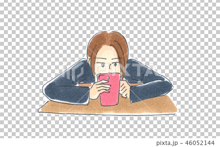 隠れてスマホ 46052144