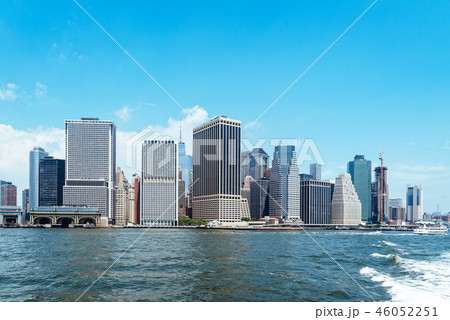 Skyline of Downtown of Manhattan in New York Skyline of Downtown of Manhattan in New York 46052251