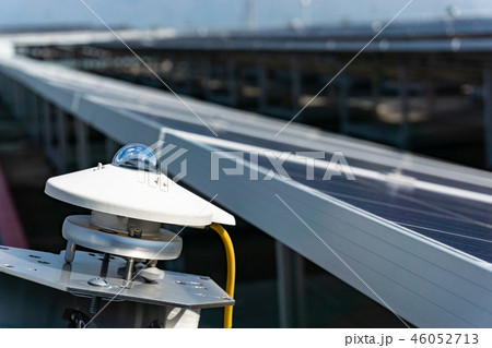 Pyranometer for measuring irradiance in solar farm Pyranometer for measuring irradiance in solar farm 46052713