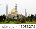 Golden mosque beautiful of landscape at Indonesia. 46053278