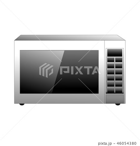 Vector microwave on a white background 46054380