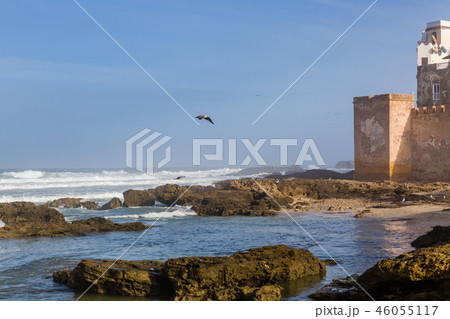 Early morning on the coast in Essaouira Early morning on the coast in Essaouira 46055117