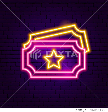 Movie Tickets Neon Sign 46055170