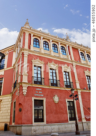 Historic buildings Seville, Spain. Statue. Marble. 46055902