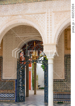 Historic buildings Seville, Spain. Statue. Marble. 46055904