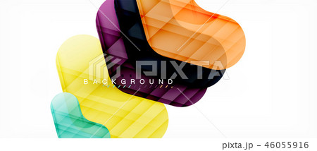 Shiny glossy arrows background 46055916