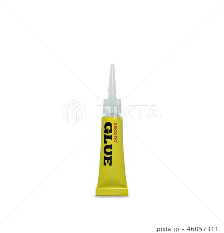 Super glue tube 3D illustration 46057311